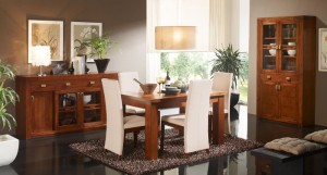 comedor colonial madera