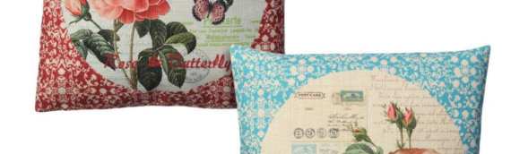 Set 2 Cojines flor