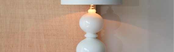 LAMPARA CRISTAL BLANCA