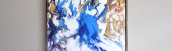 PINTURA ABSTRACTA CON MARCO