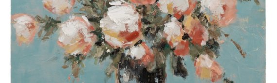 PINTURA JARRON FLORES