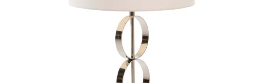 NICKEL TABLE LAMP